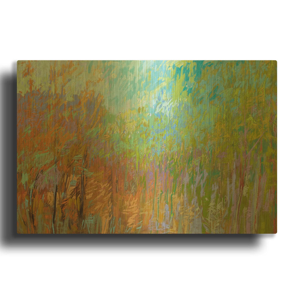 'Color Field 55' By Jane Schmidt Gold Metal Wall Art