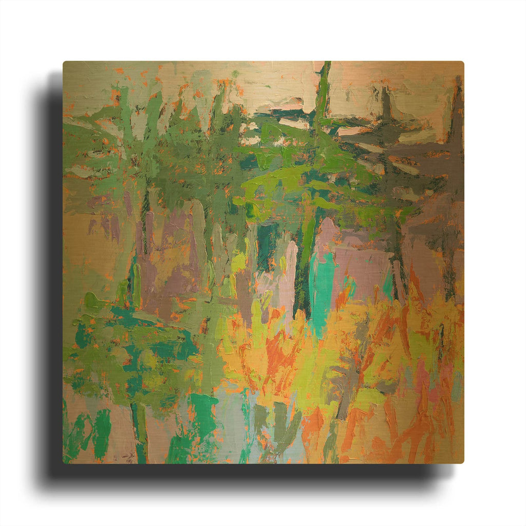 'Jungle Boogey' By Jane Schmidt Gold Metal Wall Art