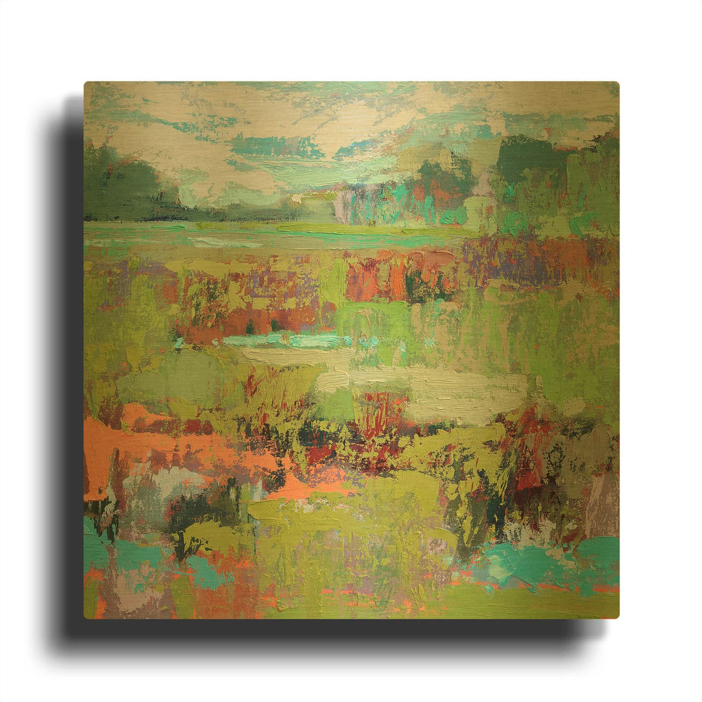 'Southern Comfort' By Jane Schmidt Gold Metal Wall Art