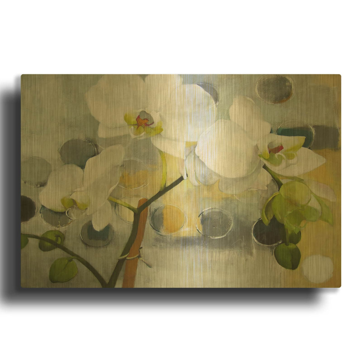 'Soft Spoken' By Jennifer Rasmusson Gold Metal Wall Art