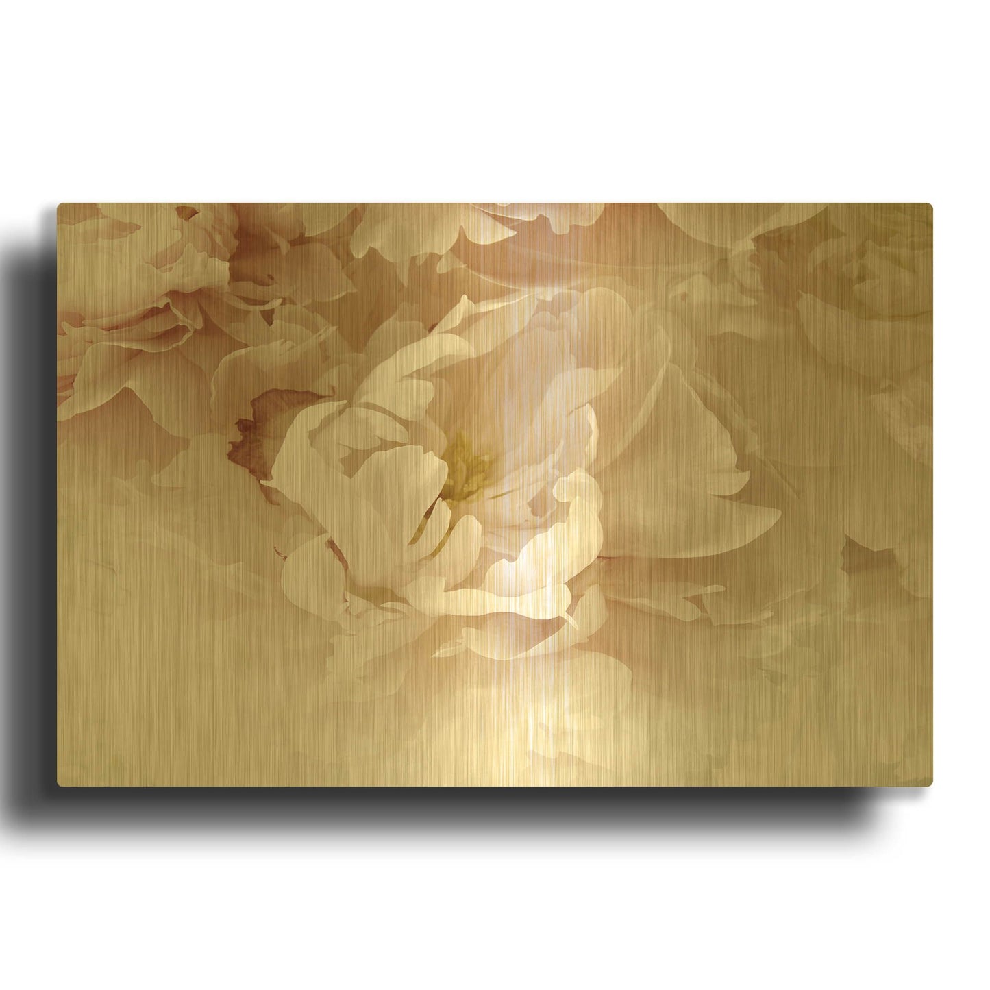 'Froth' By Judy Stalus Gold Metal Wall Art