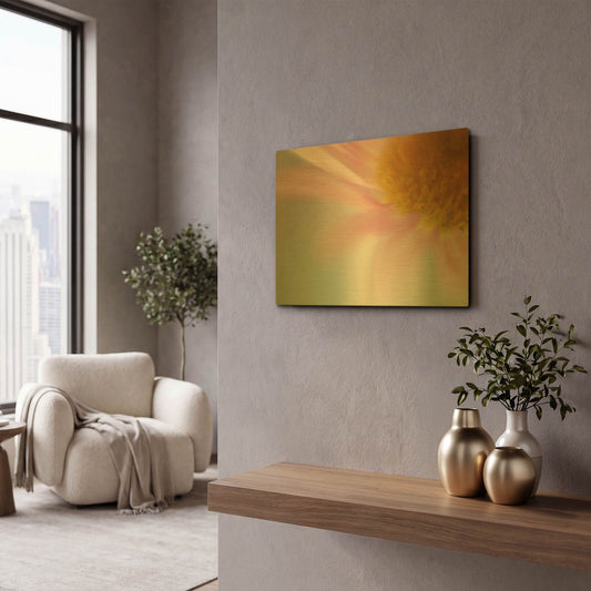 'Whisper' By Judy Stalus Gold Metal Wall Art