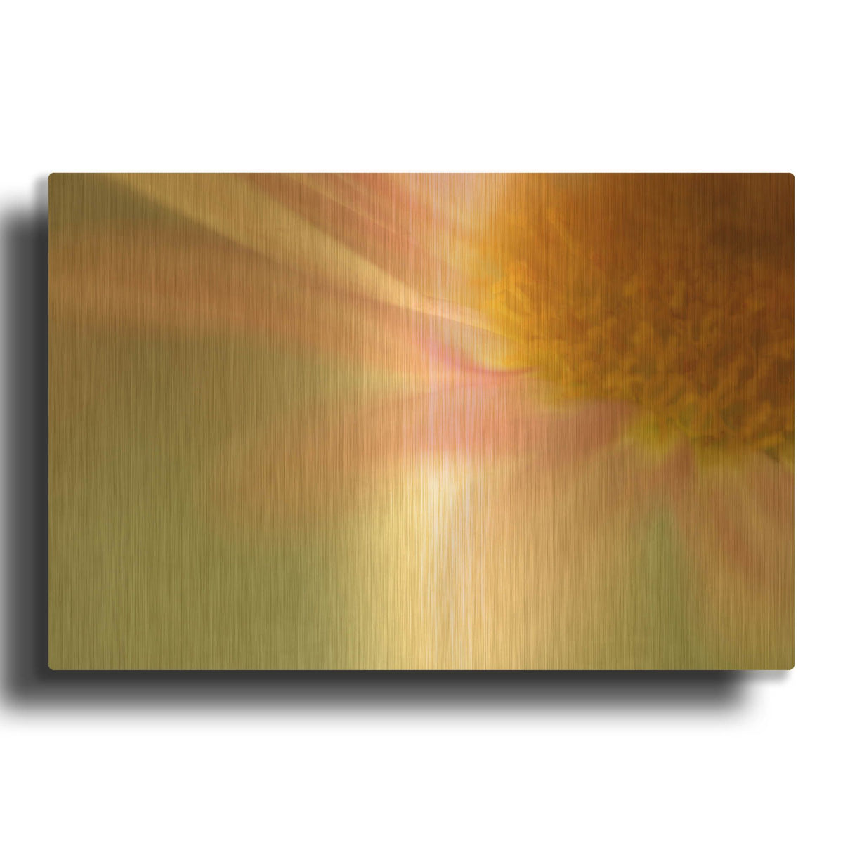 'Whisper' By Judy Stalus Gold Metal Wall Art