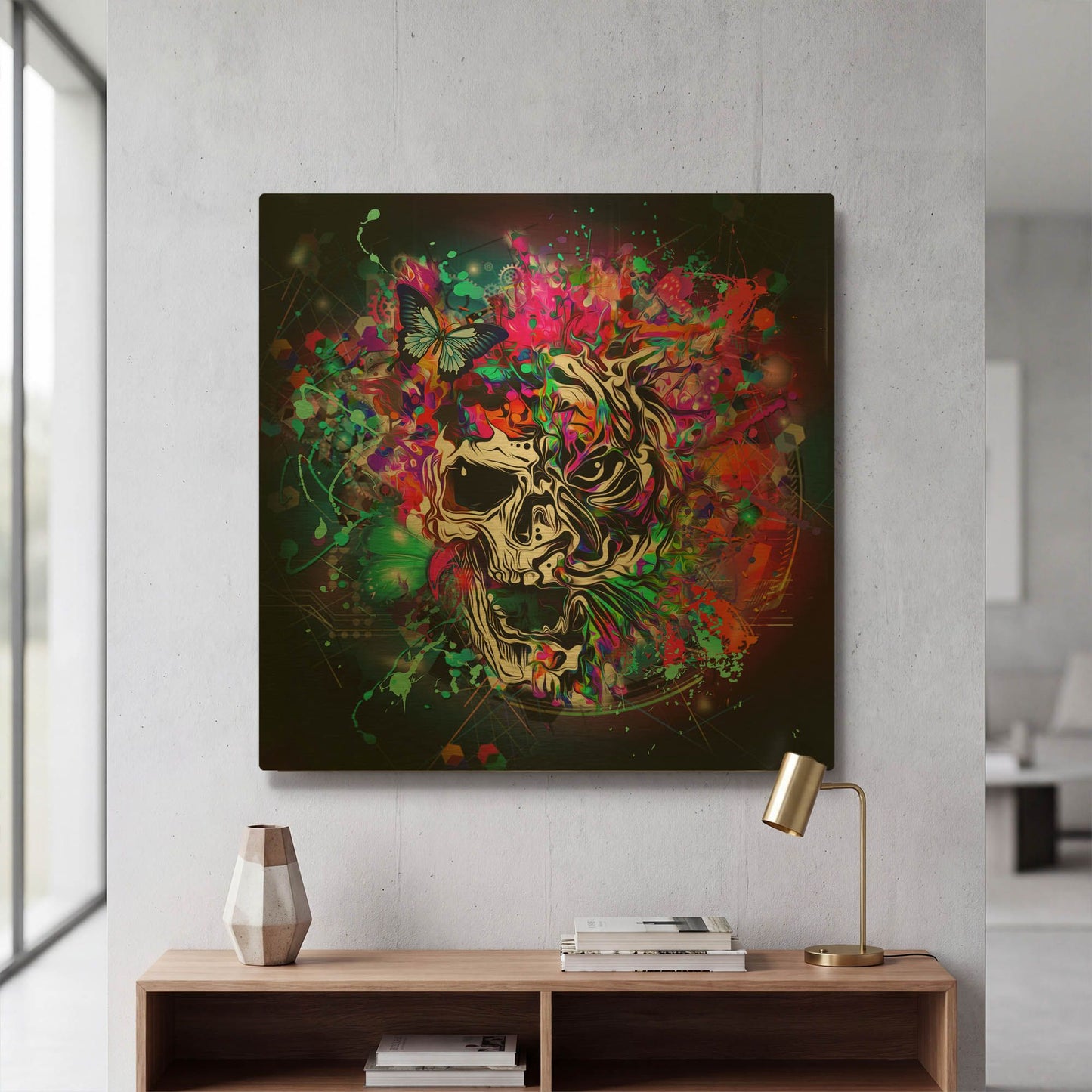 'Escape' By Valentyn Artemenko Gold Metal Wall Art