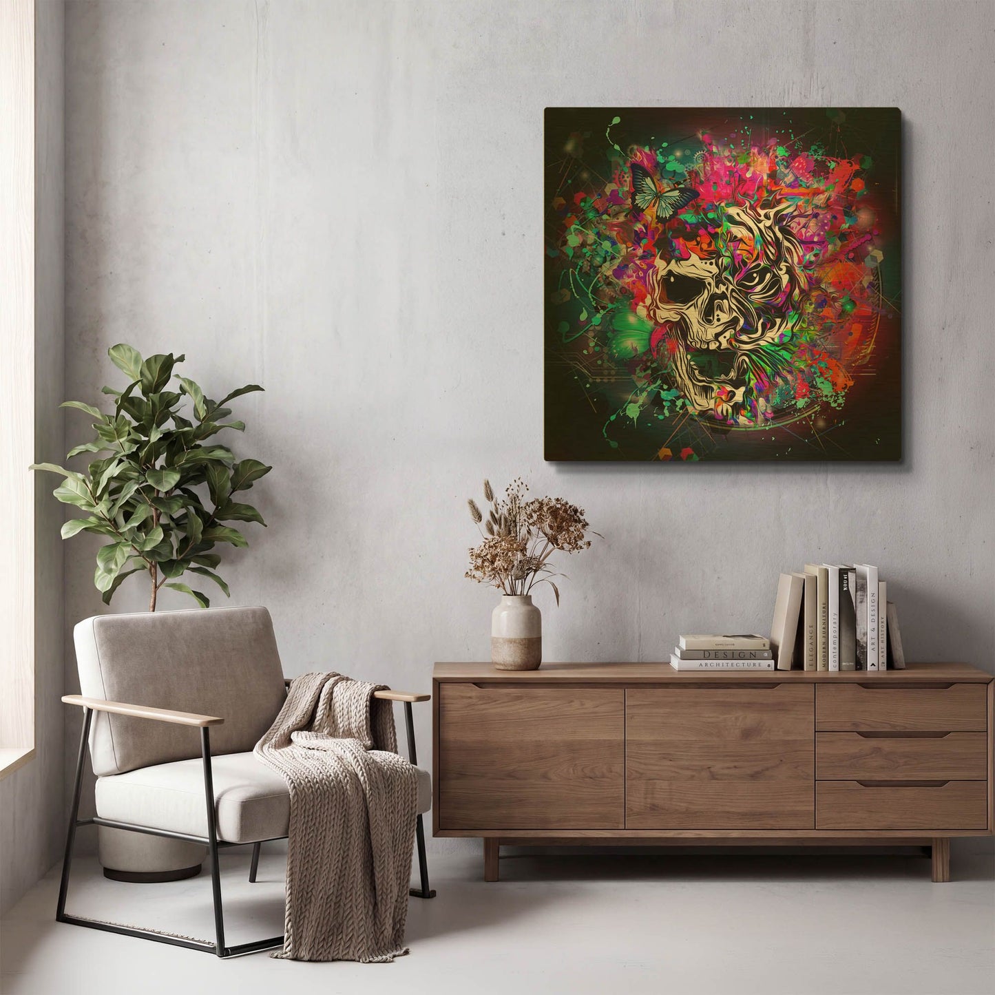 'Escape' By Valentyn Artemenko Gold Metal Wall Art