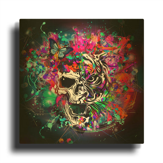 'Escape' By Valentyn Artemenko Gold Metal Wall Art