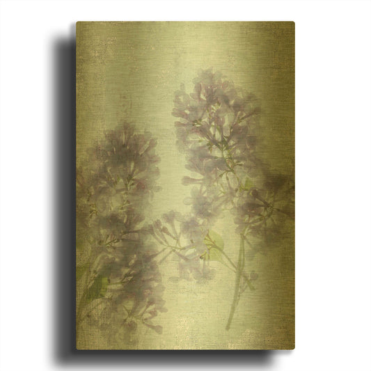 'Lilac' By Judy Stalus Gold Metal Wall Art