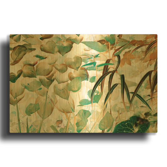 'Autumn Fantasy' By Judy Stalus Gold Metal Wall Art