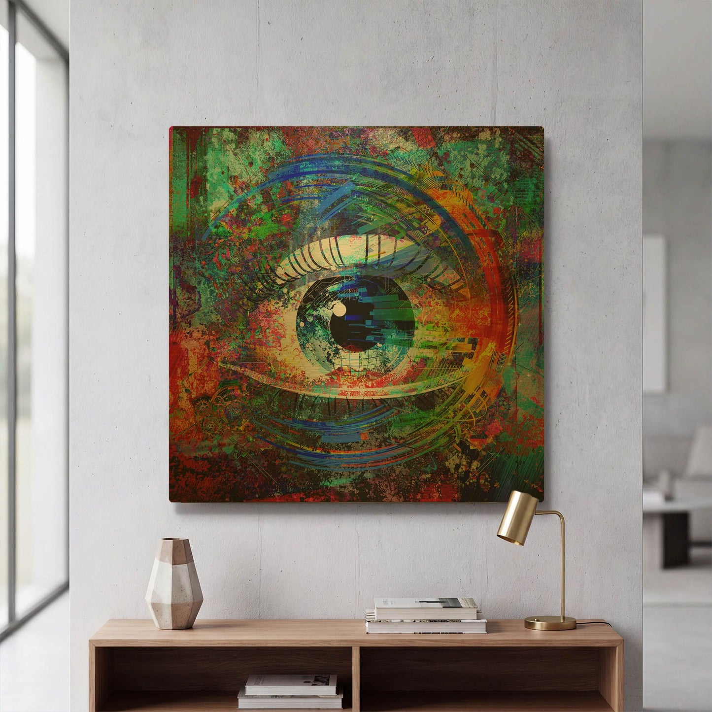 'Big Brother' By Valentyn Artemenko Gold Metal Wall Art