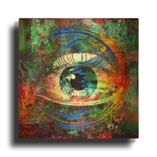 'Big Brother' By Valentyn Artemenko Gold Metal Wall Art