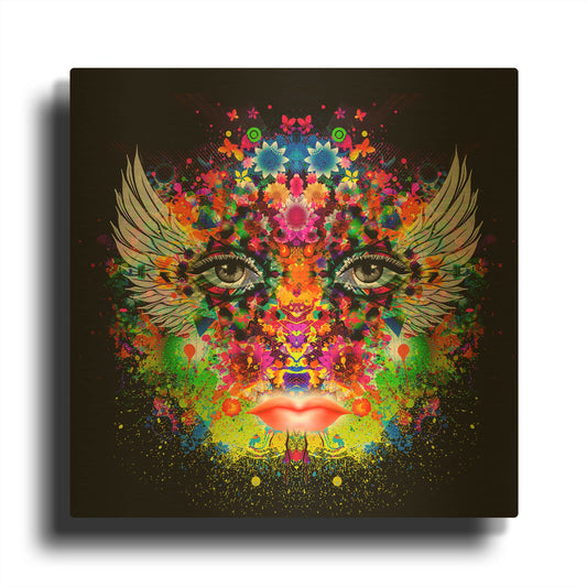 'Phoenix' By Valentyn Artemenko Gold Metal Wall Art