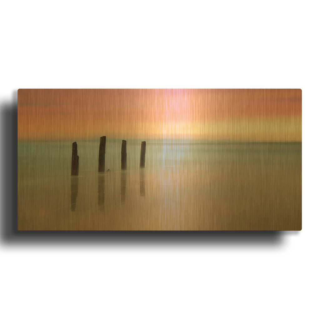 'Awakenings' By Lee Sie Gold Metal Wall Art
