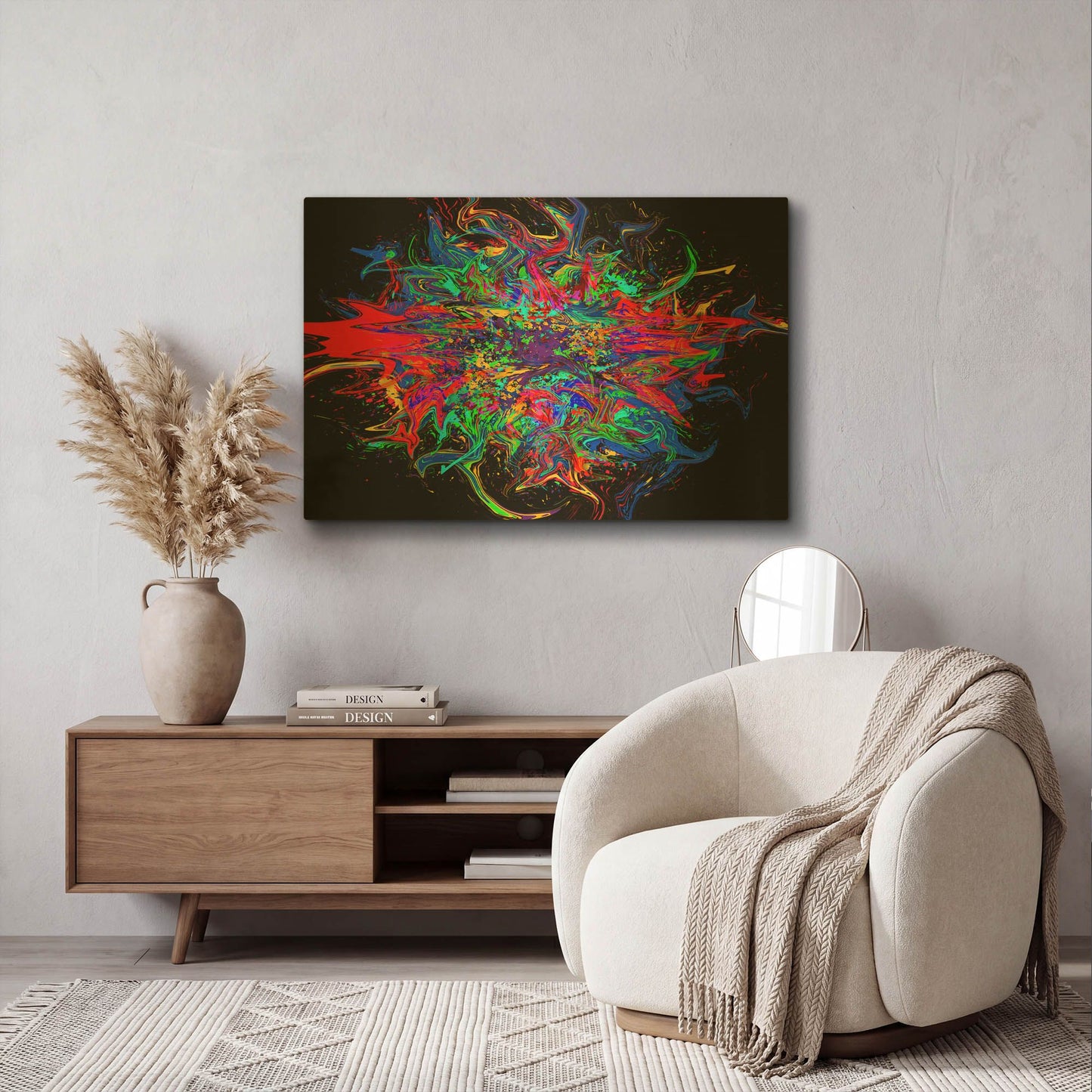'Big Bang' By Valentyn Artemenko Gold Metal Wall Art