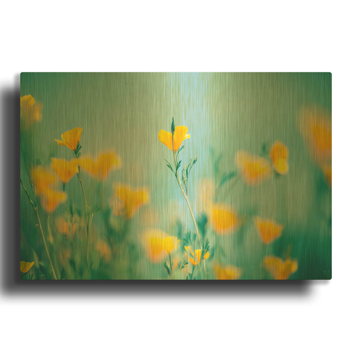 'California Dream' By Lee Sie Gold Metal Wall Art