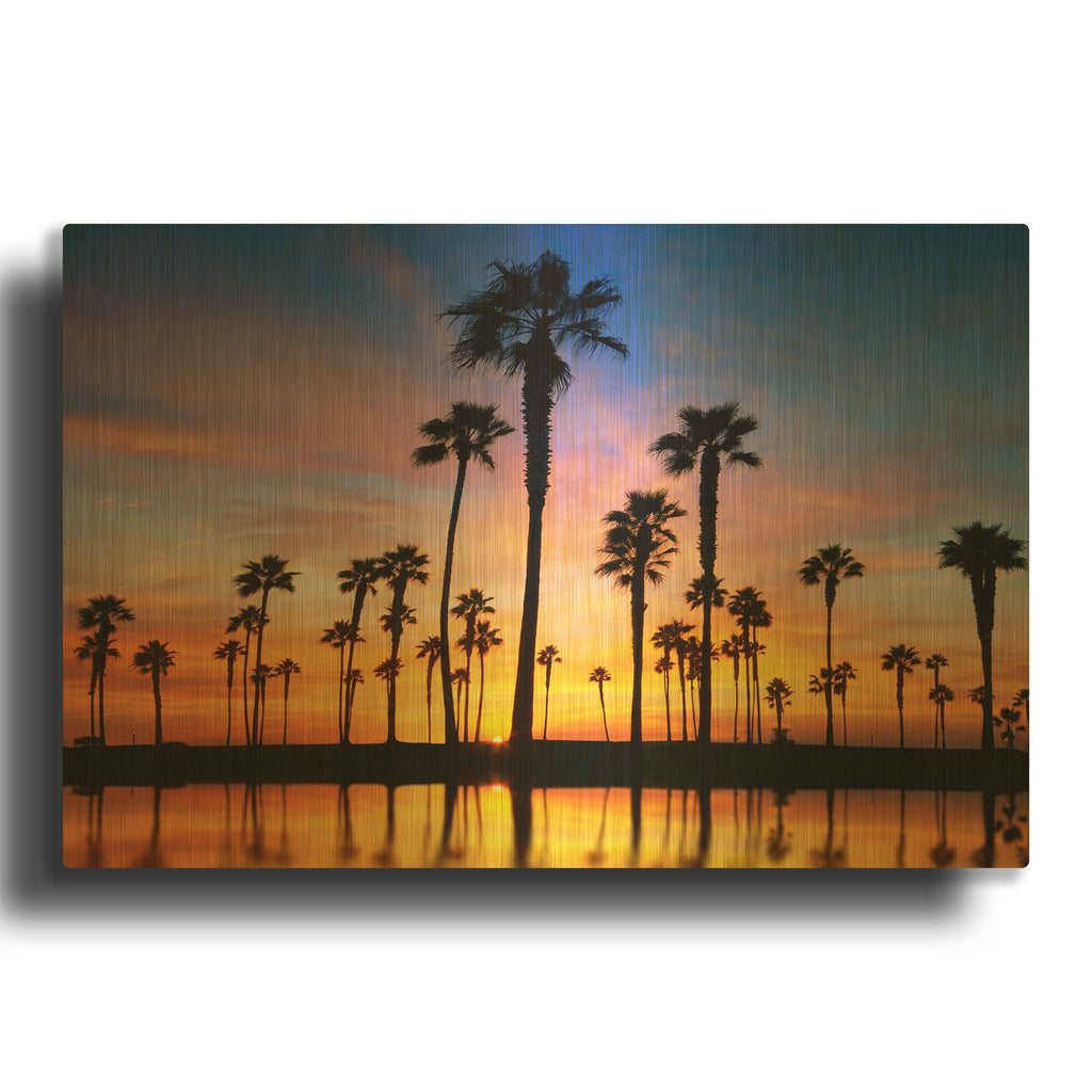'Prelude' By Lee Sie Gold Metal Wall Art