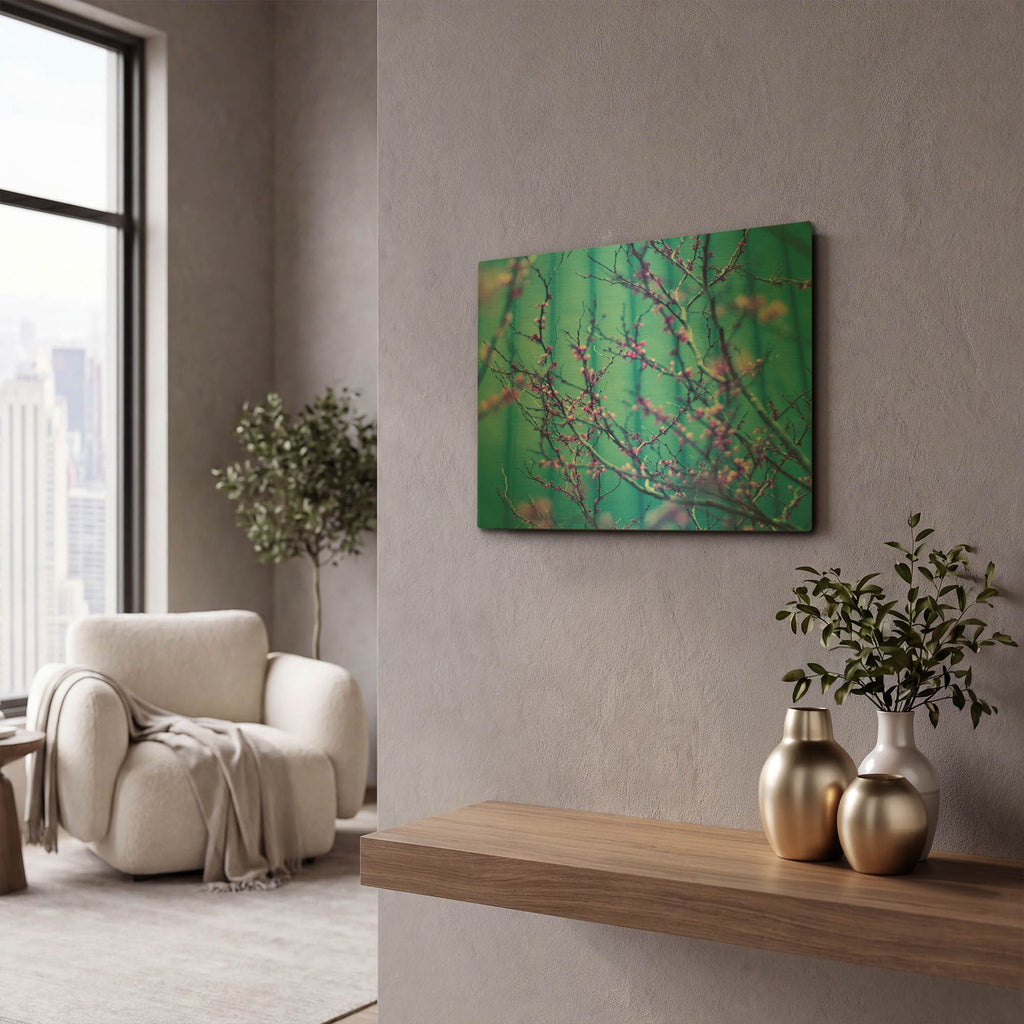 'Sacre Bleu' By Lee Sie Gold Metal Wall Art