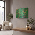 'Sacre Bleu' By Lee Sie Gold Metal Wall Art