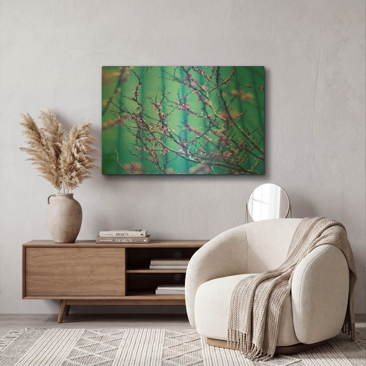 'Sacre Bleu' By Lee Sie Gold Metal Wall Art