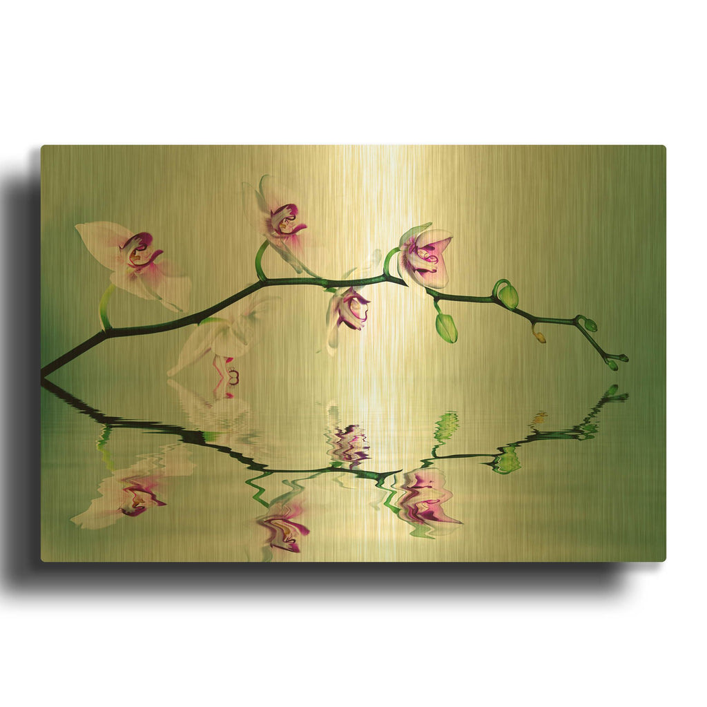 'Zen' By Lee Sie Gold Metal Wall Art