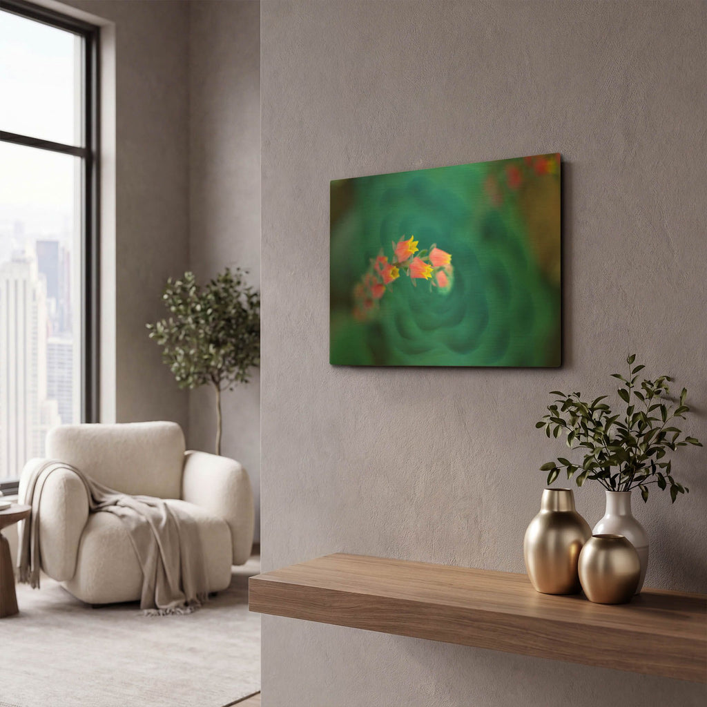 'Rosularia' By Lee Sie Gold Metal Wall Art
