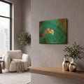 'Rosularia' By Lee Sie Gold Metal Wall Art