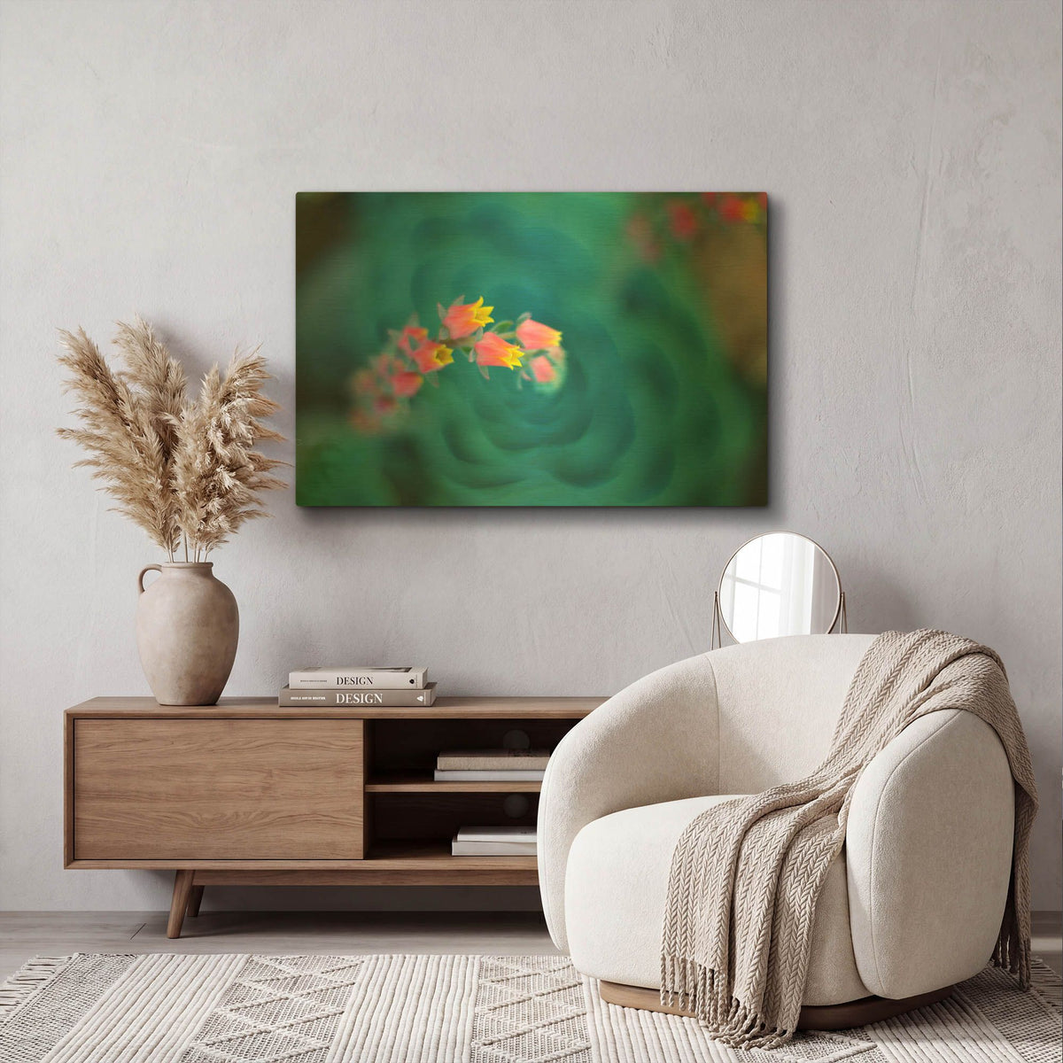 'Rosularia' By Lee Sie Gold Metal Wall Art