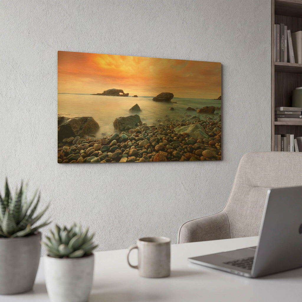 'Timeless' By Lee Sie Gold Metal Wall Art