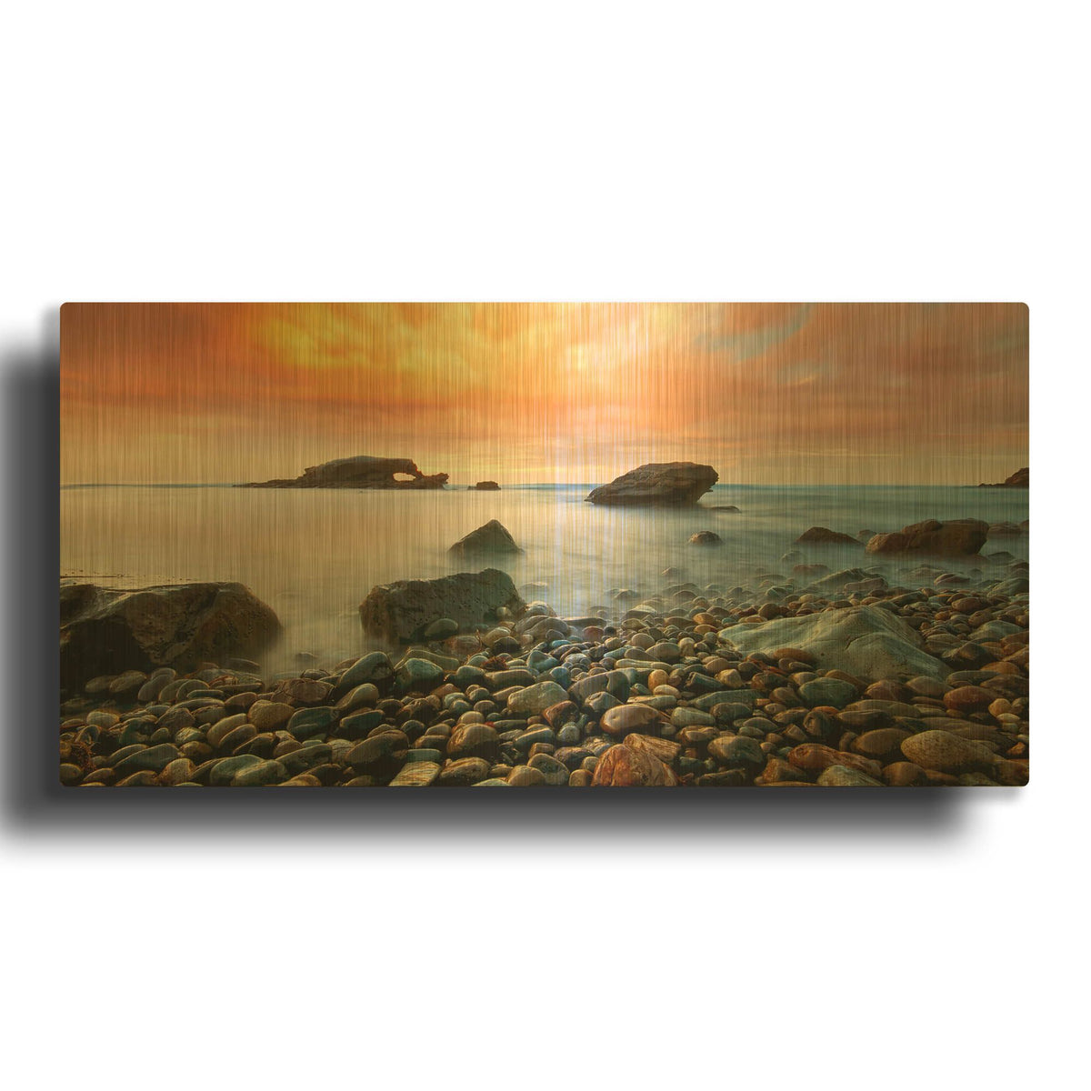 'Timeless' By Lee Sie Gold Metal Wall Art