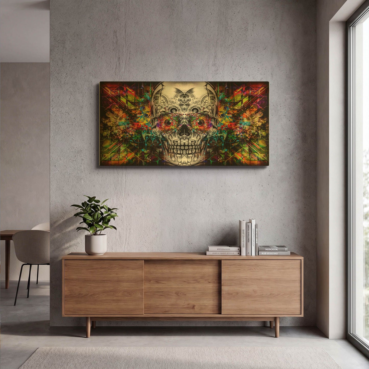 'The Effect' By Valentyn Artemenko Gold Metal Wall Art