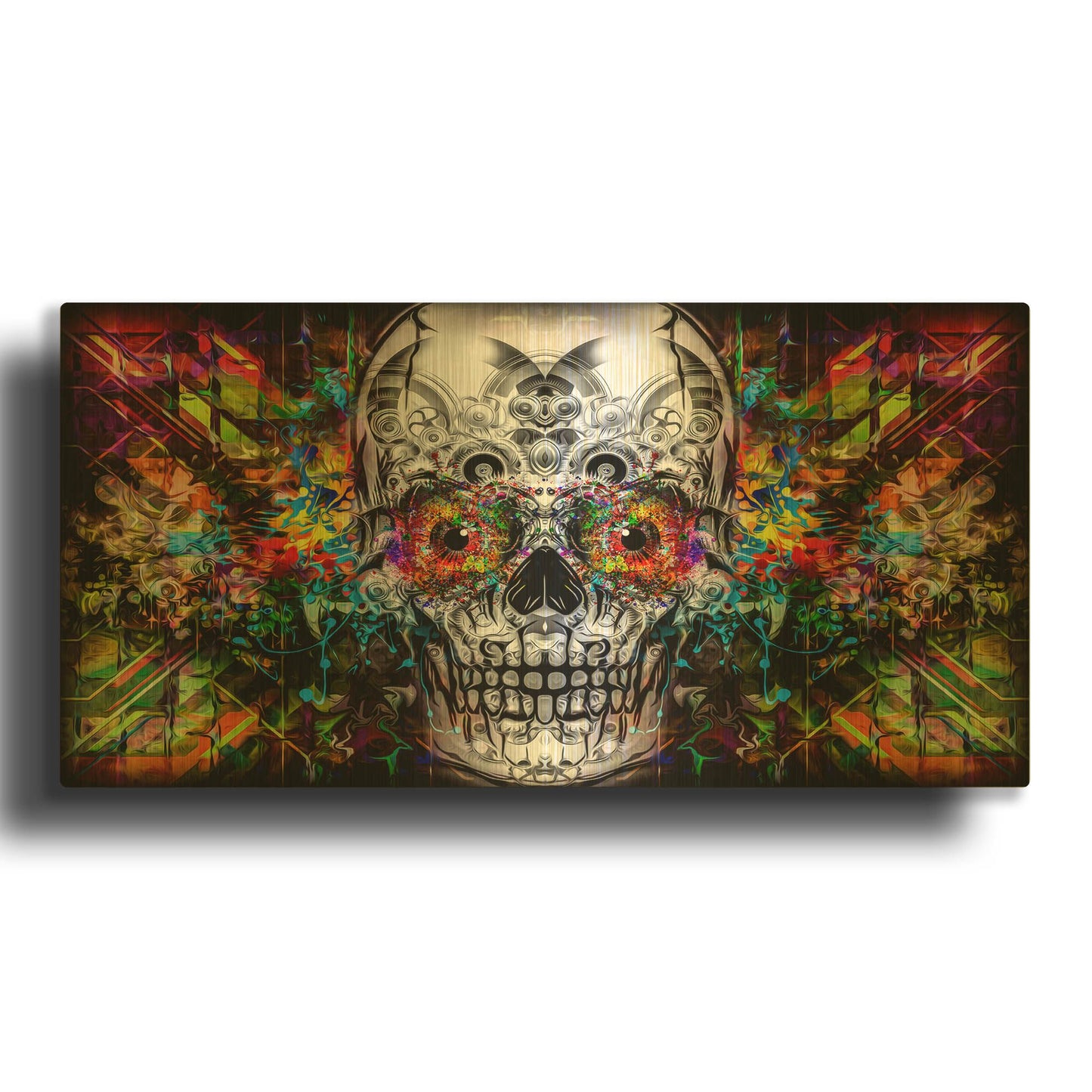 'The Effect' By Valentyn Artemenko Gold Metal Wall Art