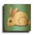 'The Bunny' By Lucia Stewart Gold Metal Wall Art