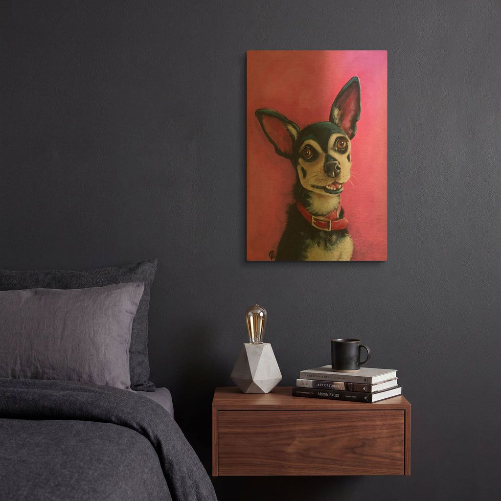 'Bubba' By Lucia Stewart Gold Metal Wall Art