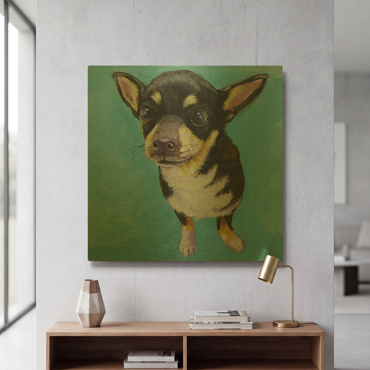'Rachel' By Lucia Stewart Gold Metal Wall Art