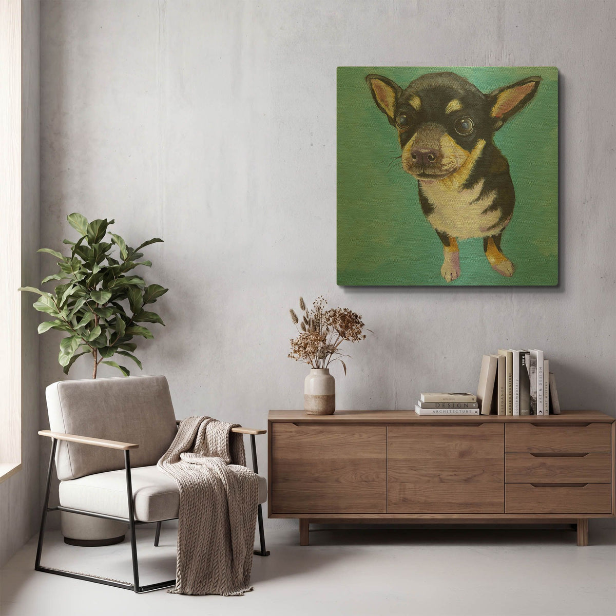 'Rachel' By Lucia Stewart Gold Metal Wall Art