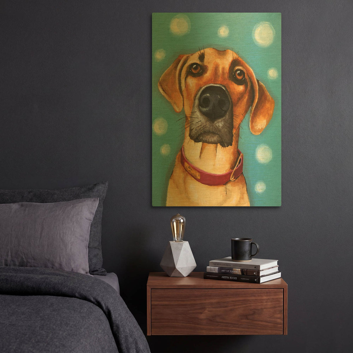 'Simba' By Lucia Stewart Gold Metal Wall Art
