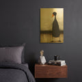 'The Black Duck' By Lucia Stewart Gold Metal Wall Art