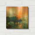 'Quiet River' By Marianne Quinzin Gold Metal Wall Art