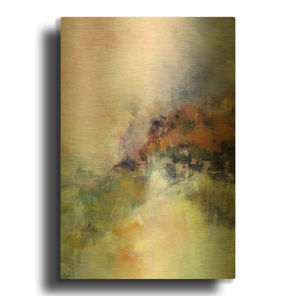 'The Redheaded Season' By Marianne Quinzin Gold Metal Wall Art