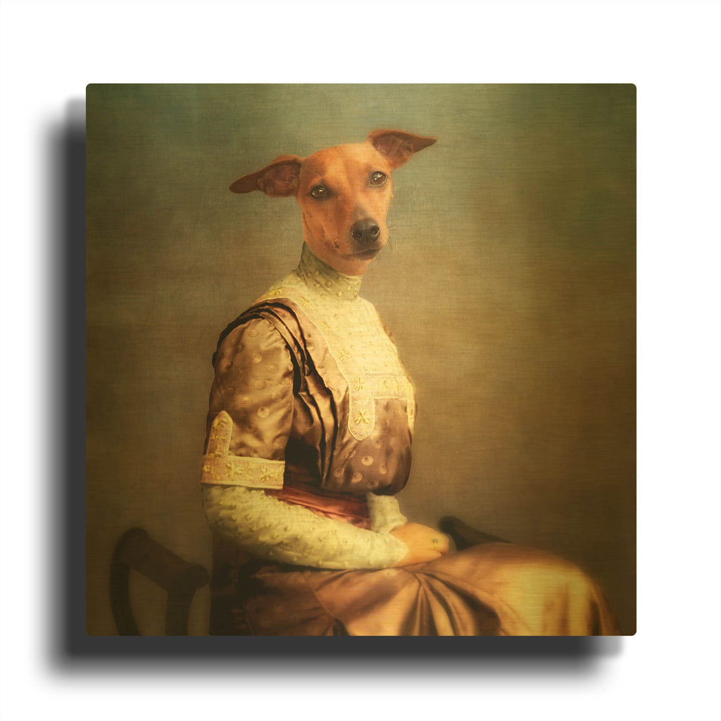 'Bambi' By Martine Roch Gold Metal Wall Art