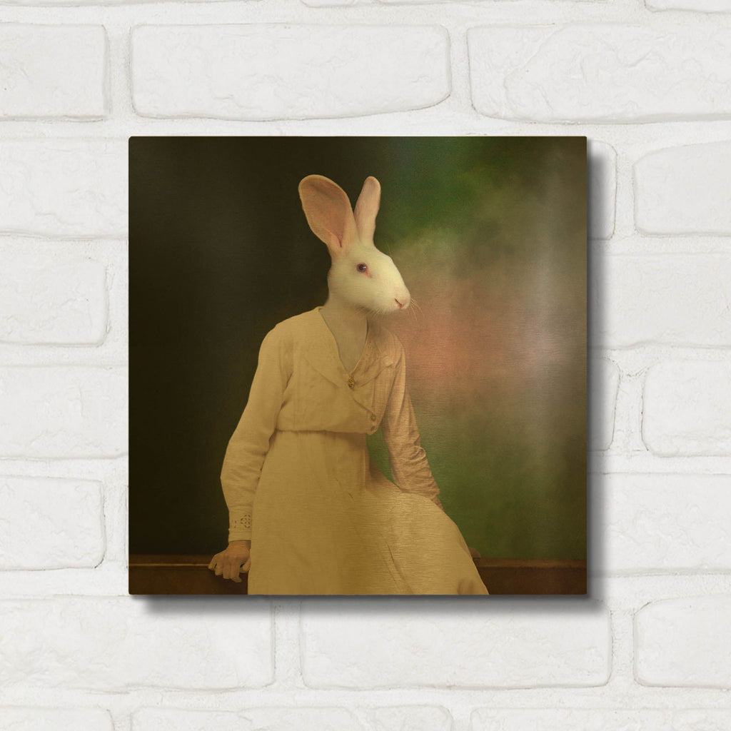 'The Delicate Lady' By Martine Roch Gold Metal Wall Art