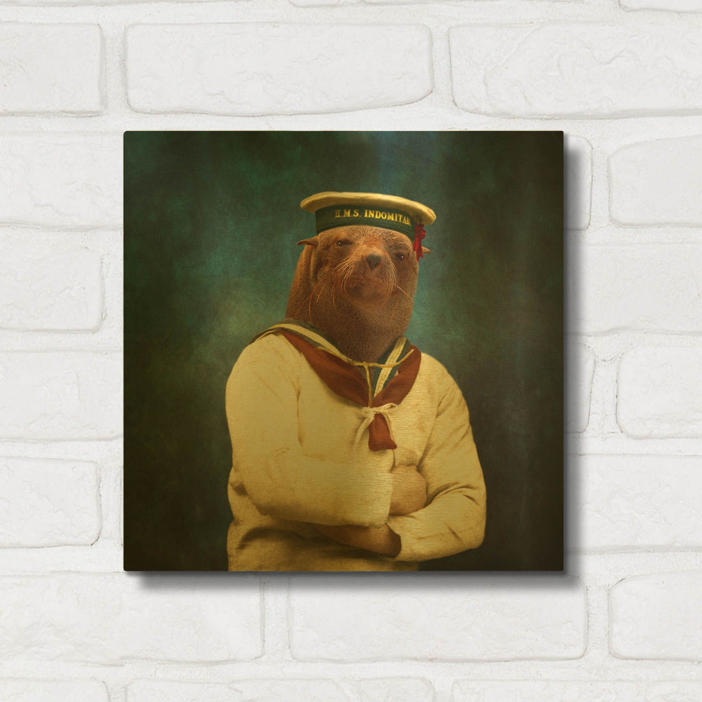 'The Bad Boy' By Martine Roch Gold Metal Wall Art