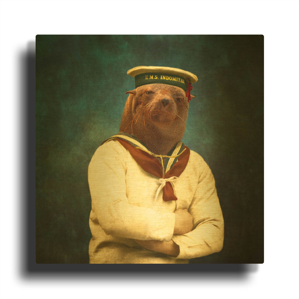 'The Bad Boy' By Martine Roch Gold Metal Wall Art