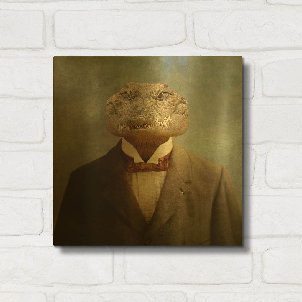 'The Boss' By Martine Roch Gold Metal Wall Art