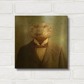 'The Boss' By Martine Roch Gold Metal Wall Art