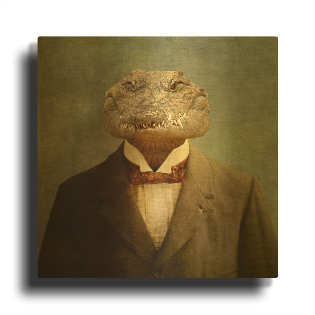 'The Boss' By Martine Roch Gold Metal Wall Art