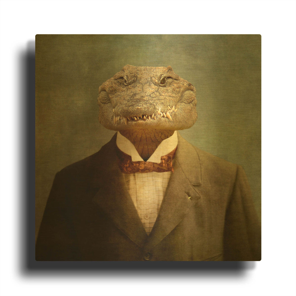 'The Boss' By Martine Roch Gold Metal Wall Art