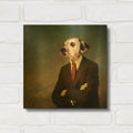 'The Patient Man' By Martine Roch Gold Metal Wall Art