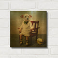 'Henri' By Martine Roch Gold Metal Wall Art