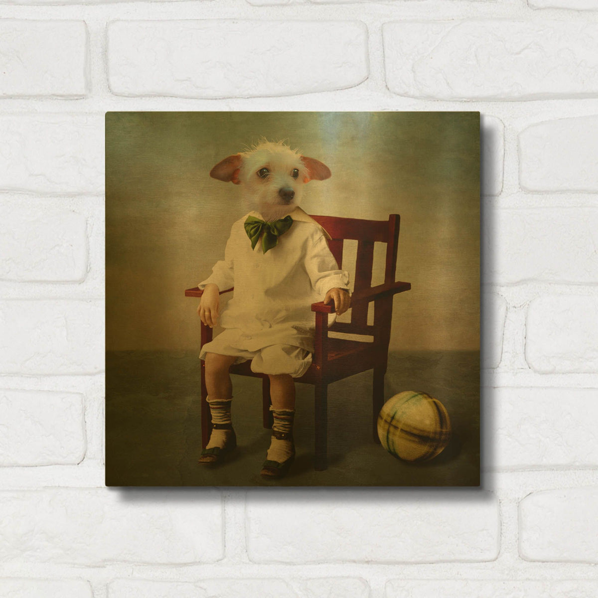'Henri' By Martine Roch Gold Metal Wall Art