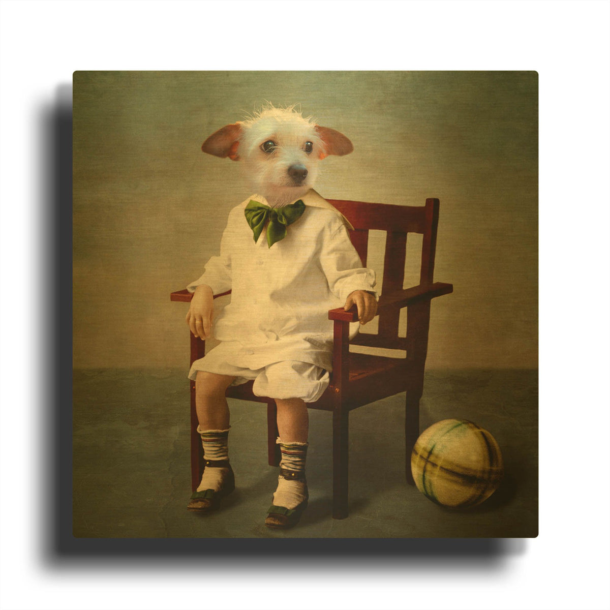 'Henri' By Martine Roch Gold Metal Wall Art
